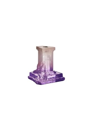 Rocky Baroque Lilac Candlesticks, Medium