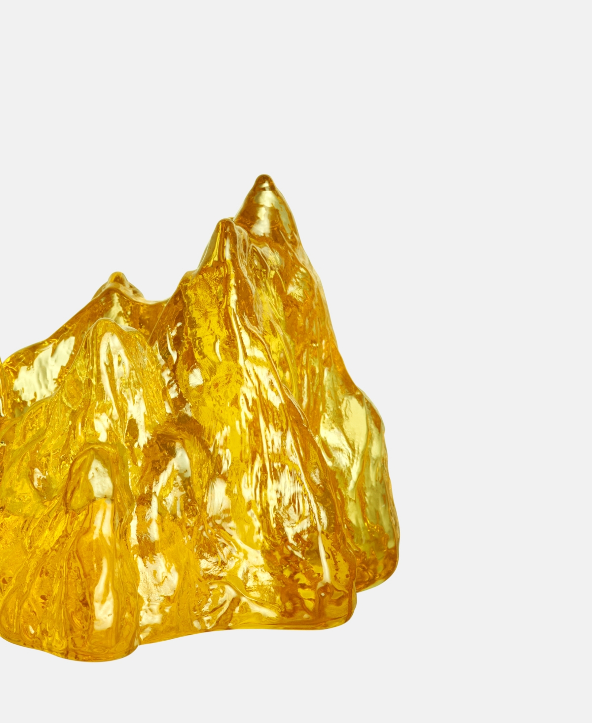 KOSTA BODA THE ROCK CRYSTAL GLASS CANDLESTICKS