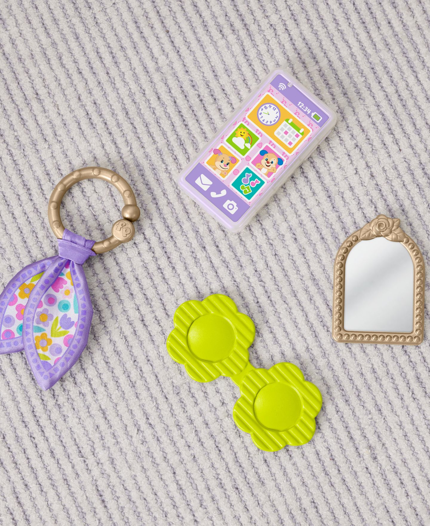 Детские игрушки Fisher Price Fisher-Price Laugh Learn Going Places Learning Purse Baby Toddler Toy Bag Accessories — фото 5