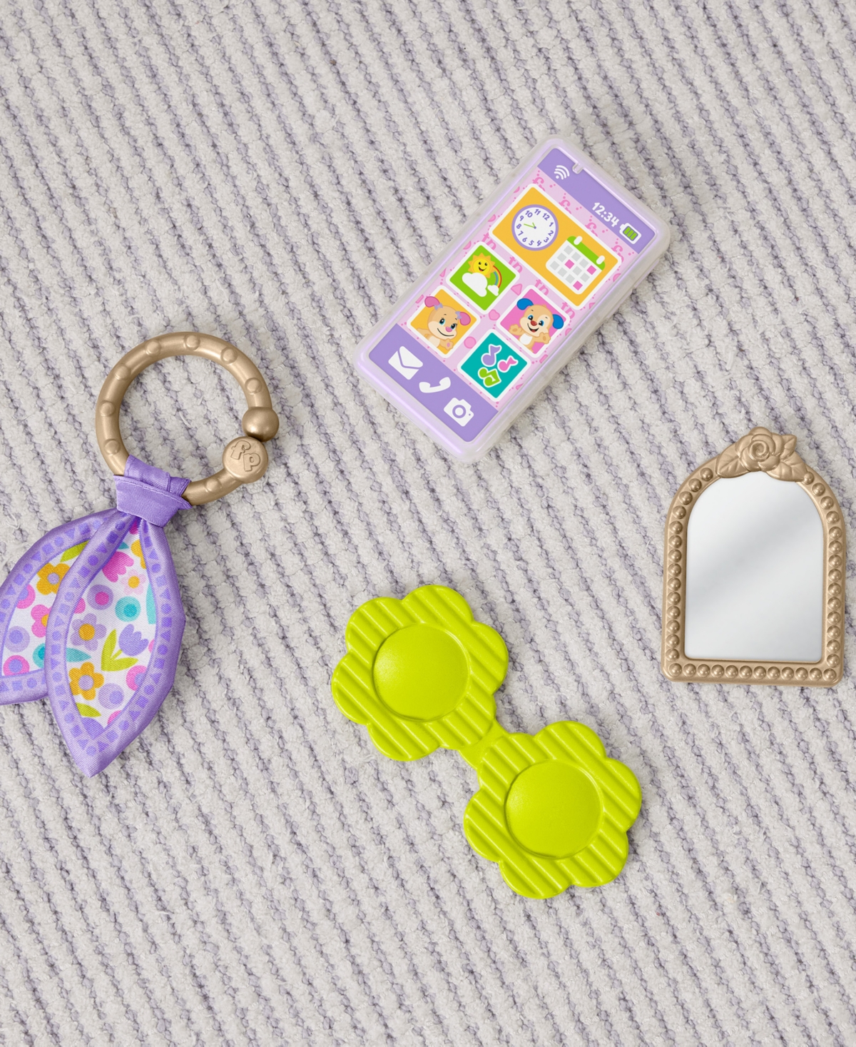 Fisher Price Fisher-price Laugh Learn Going Places Learning Purse Baby Toddler Toy Bag Accessories In Multi-color