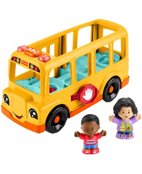 Детские игрушки Little People School Bus Musical Toddler Toy Vehicle with 2 Figures, 2-Piece Set