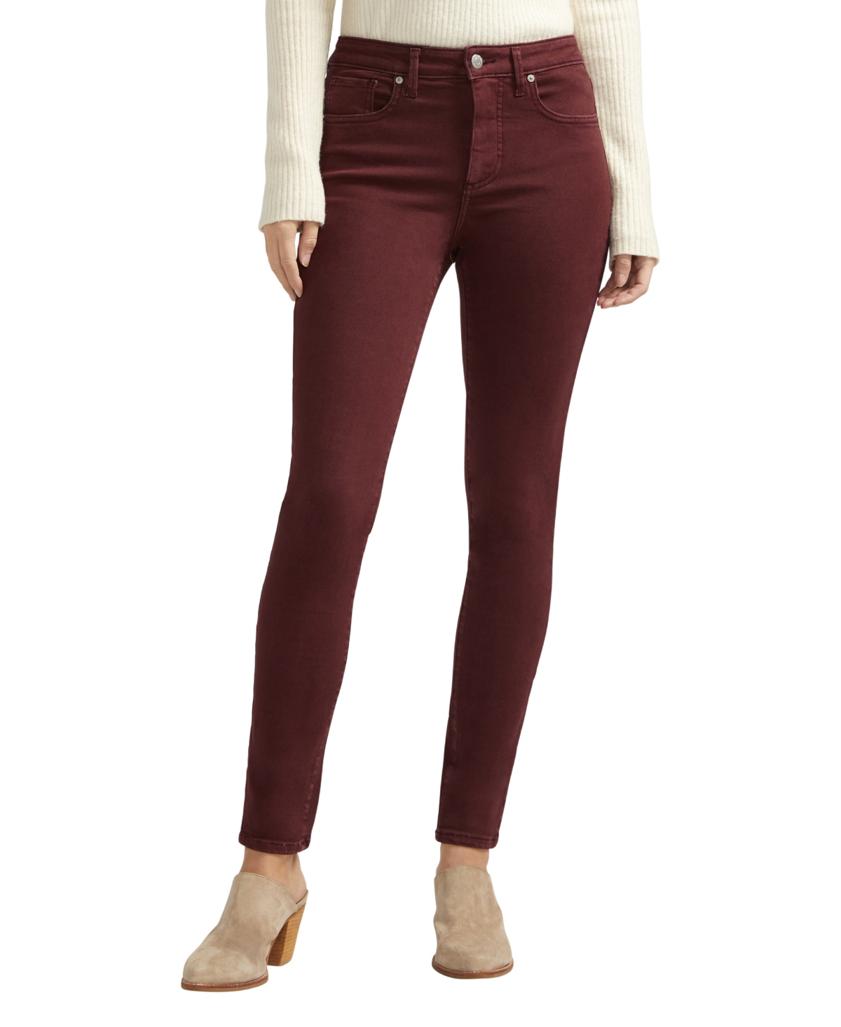 Women's Isbister High Rise Skinny Leg Jeans - Khaki