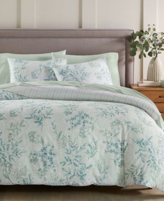Charter Club Eucalyptus Garden Duvet Cover Sets, Exclusively at Macy’s - Macy's
