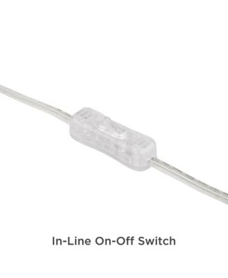 Caledan Modern Accent Table Lamp 10 1/2" High Clear Crystal Rods for Bedroom Bedside Nightstand Office Kids Family House Home