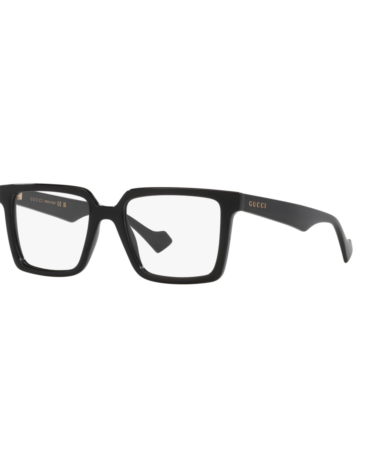 Мужские очки Gucci Man Rectangle Plastic GG1540O Eyeglasses, цвет: Чёрный — фото 1