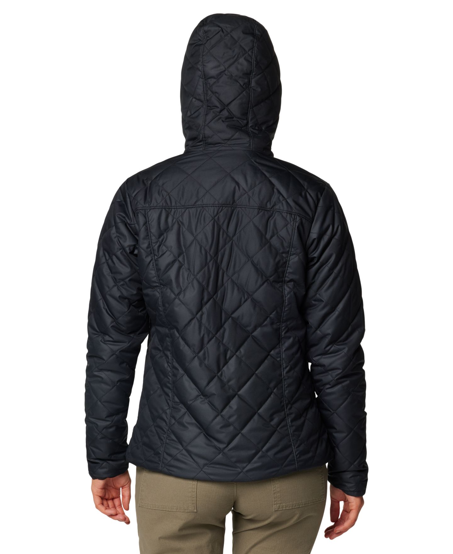 Женская куртка Columbia Copper Crest II Quilted Hooded, цвет: Чёрный — фото 5