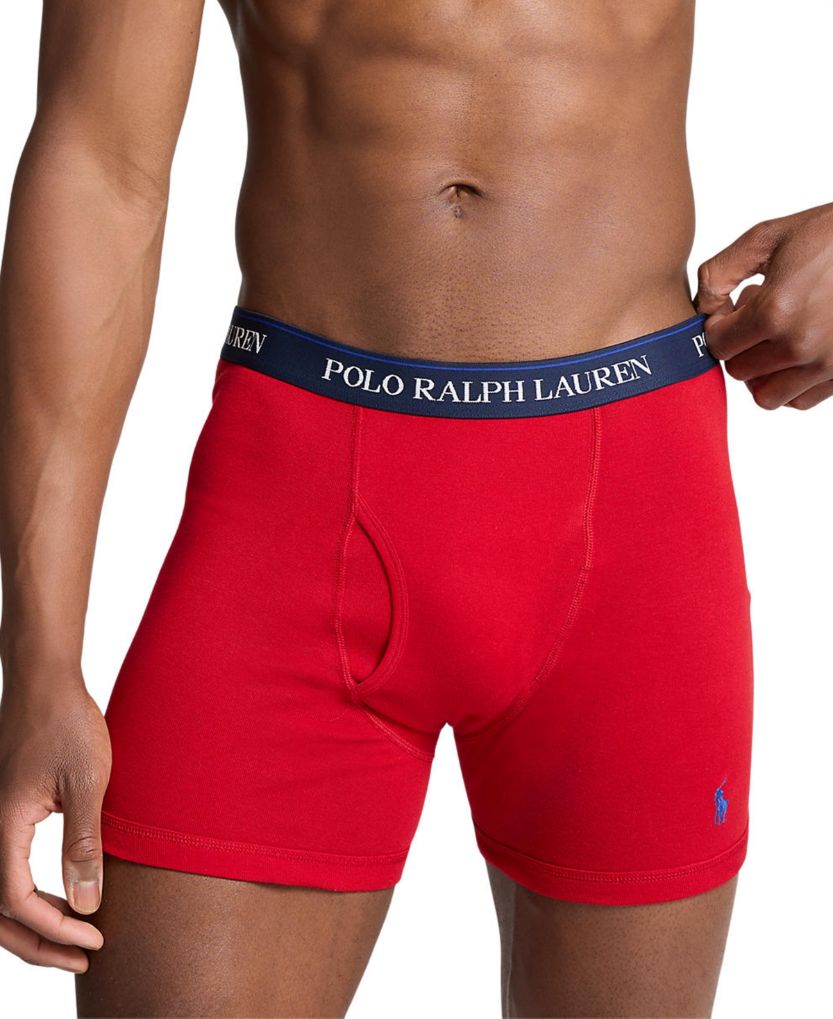 Polo Ralph Lauren Men's 3-Pk. Classic-Fit Boxer Briefs - RALPH RED, ANDOVER