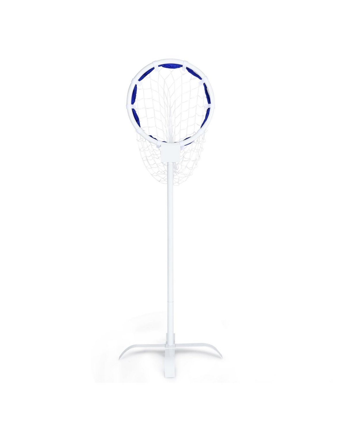 Portable Metal Flying Disc Stand with Storage Bag - White