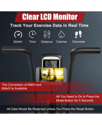 Upright Air Bike with Unlimited Resistance