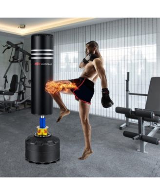 70 Inch Freestanding Punching Boxing Bag with 12 Suction Cup Base