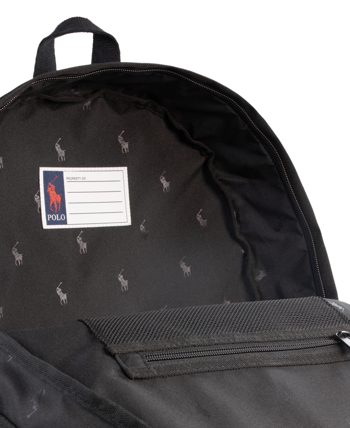 Polo Ralph Lauren Kids Color Backpack In Polo Black