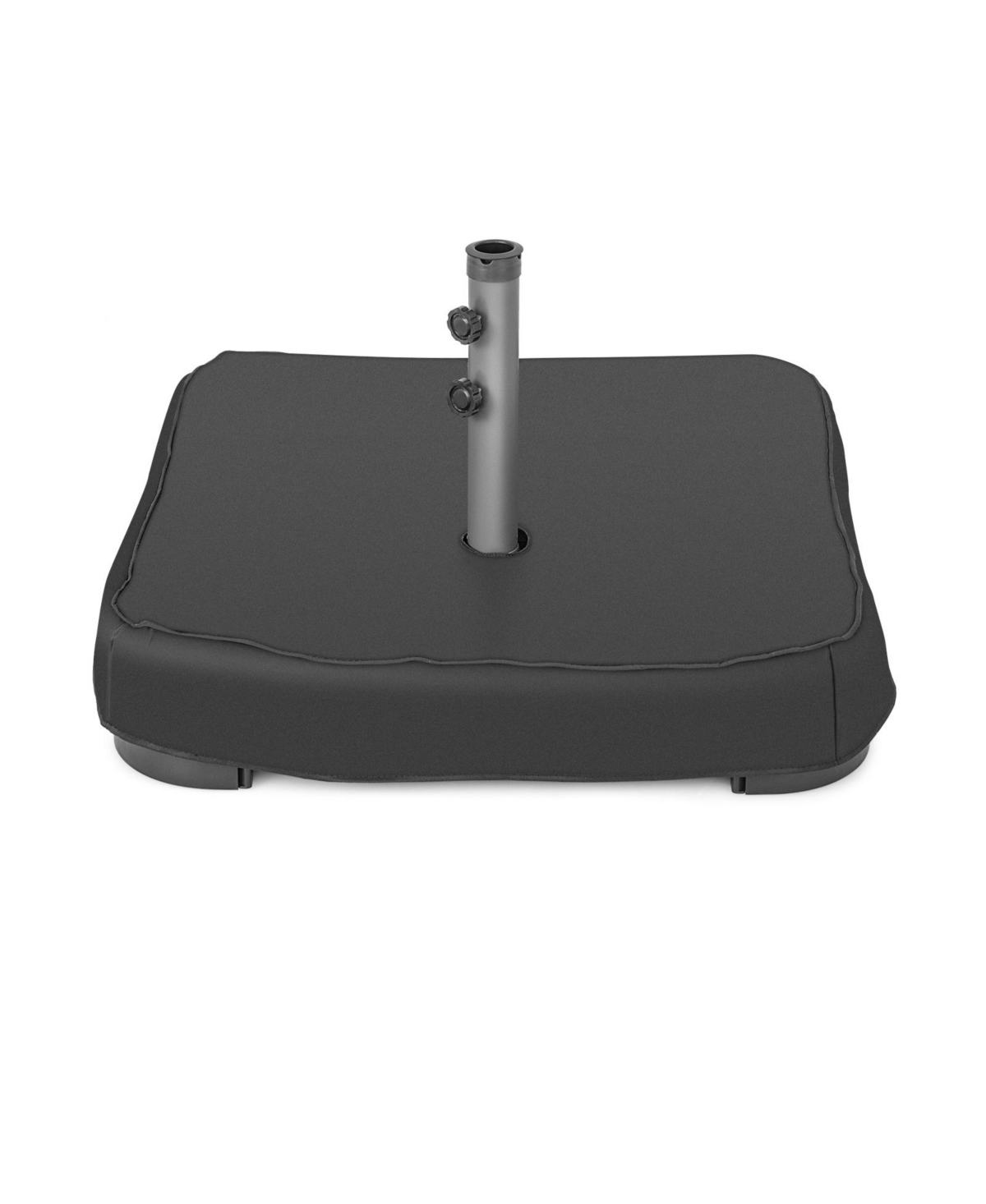 Fillable Umbrella Base with 2 Sandbags and Dust-proof Cover - Black