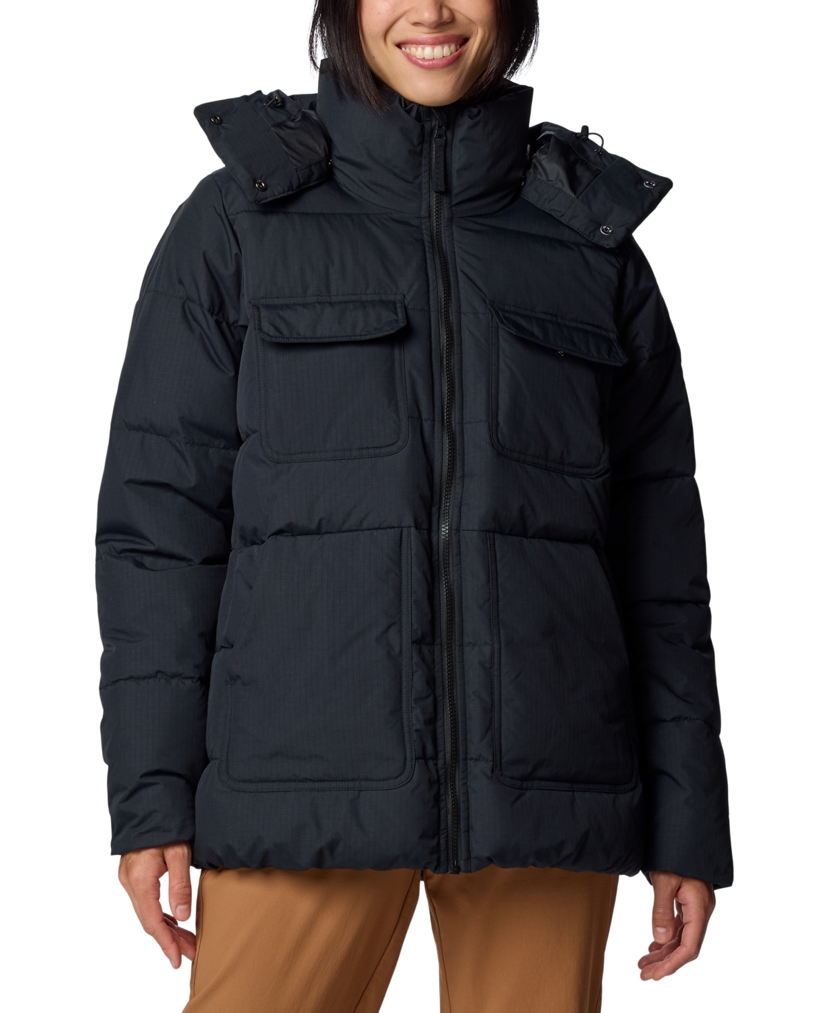 Columbia Longhorn Ridge Insulated Jacket In Black In Black