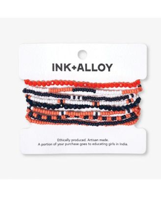 INK + ALLOY Sage 10 Stranded Beaded Stackable Stretch Bracelets