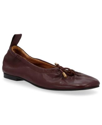 靴 ALOHAS Rosalind Brown Ballet Flats 37 Rosalind Brown Leather Ballet Flats | ALOHAS