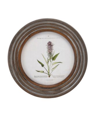 Framed Floral Print for Elegant Wall Art and Home Accents (Set of 6)