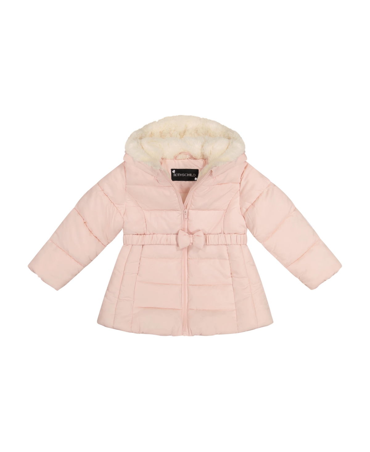 S. Rothschild & Co Toddler Girls Skirted Coat with Purse