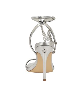 Women's Miamy Open Toe Chain Detail Stiletto High Heel Sandals