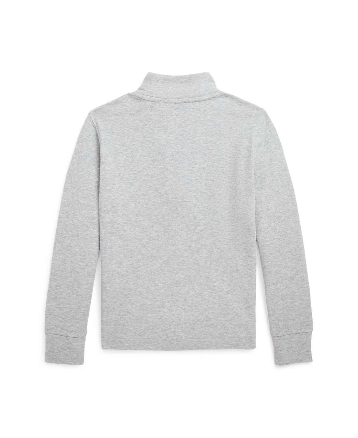 Polo Ralph Lauren Toddler and Little Boys Cotton Interlock Quarter-Zip Pullover shirt