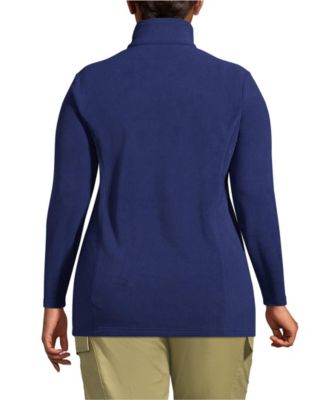 Plus Size Anyweather Fleece Quarter Zip Pullover