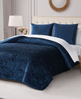 Crushed Velvet 2-Pc. Comforter Set, Twin