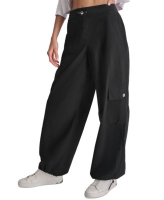 DKNY Sport Women's Cargo Bungee-Hem Pants - Macy's