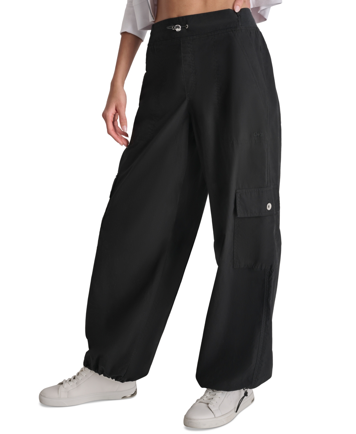 Dkny Sport Women's Cargo Bungee-Hem Pants
