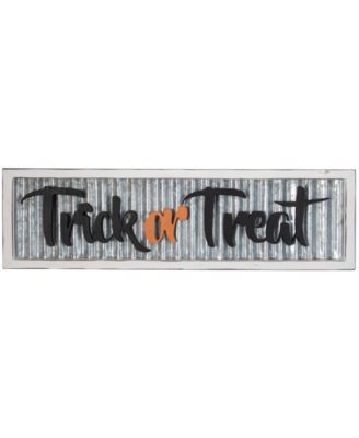 Northlight Trick or Treat Halloween Wall Sign - 27.5" - Macy's