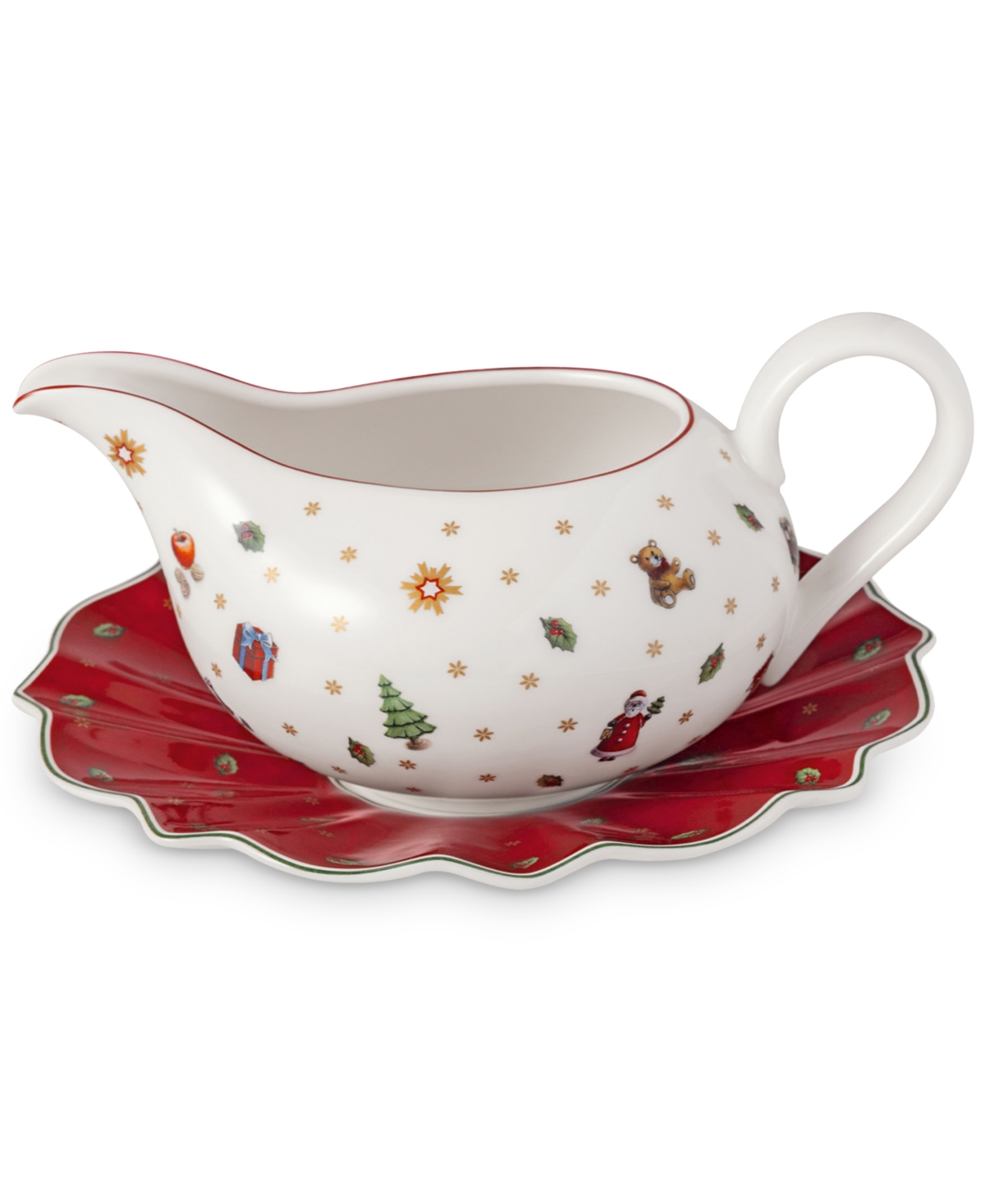 Villeroy & Boch Toy's Delight Gravy Boat And Stand In Multi