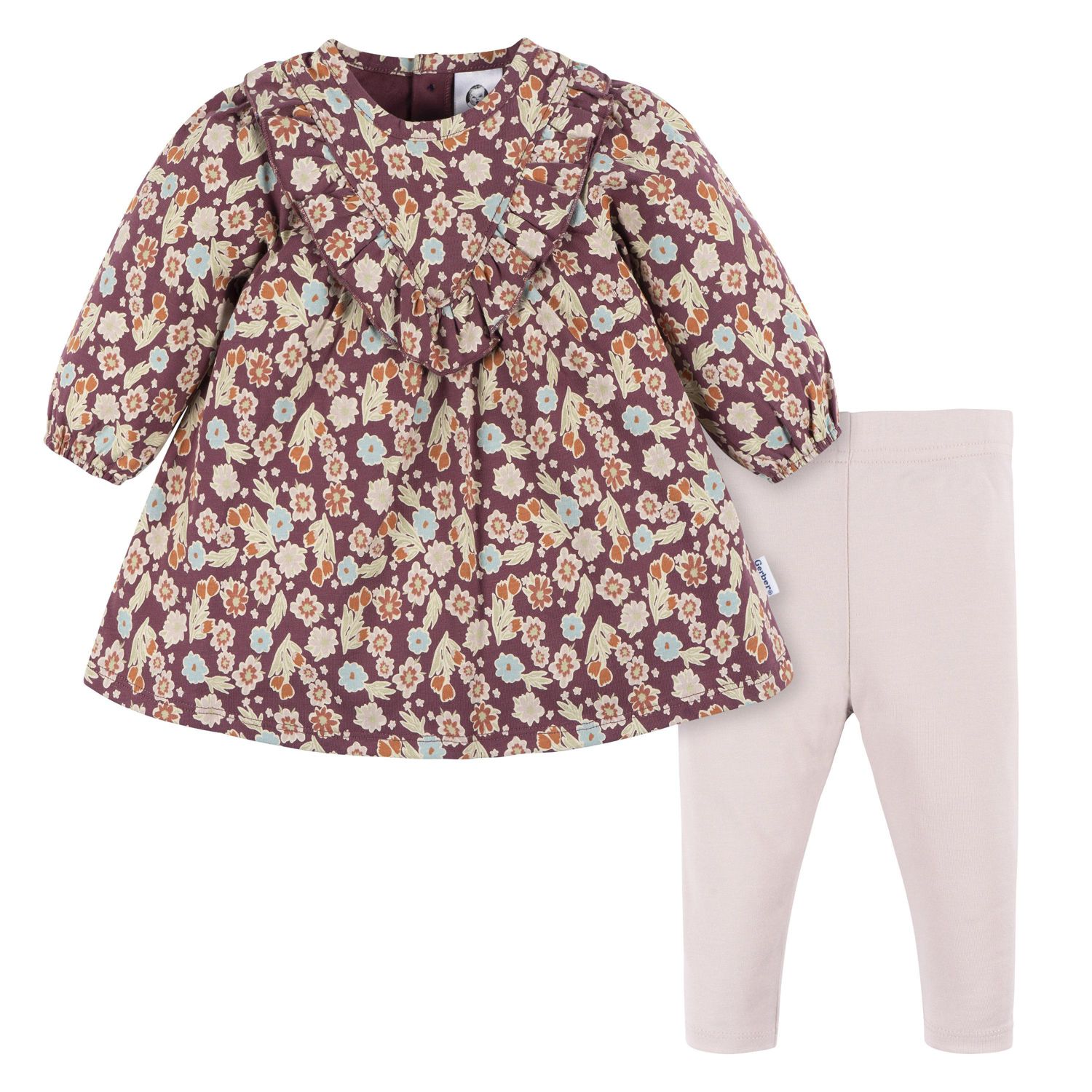 Baby Girls Dress and Legging Set, 2 Piece