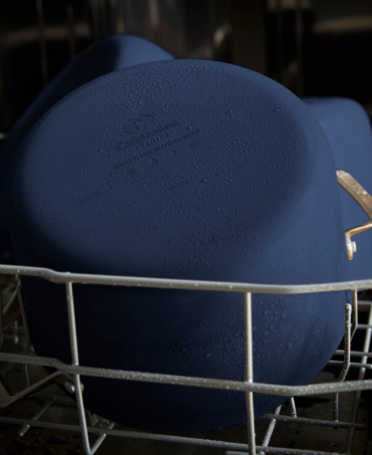 Calphalon Premier Ceramic Nonstick 7-qt. Dutch Oven With Lid In Mushroom Grey