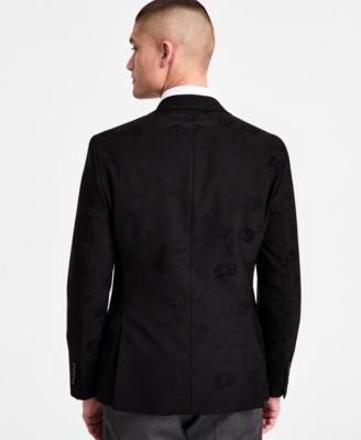 Men's Slim-Fit Jacquard-Floral Evening Jacket, Created for Macy's