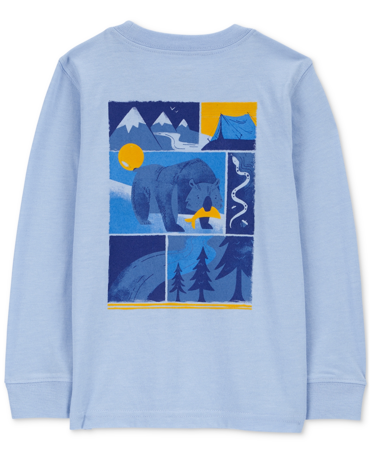 Carter's Toddler Boys Wild Bear Graphic Long-Sleeve T-Shirt