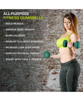 Neoprene Dumbbells, 9lbs, Set of 2