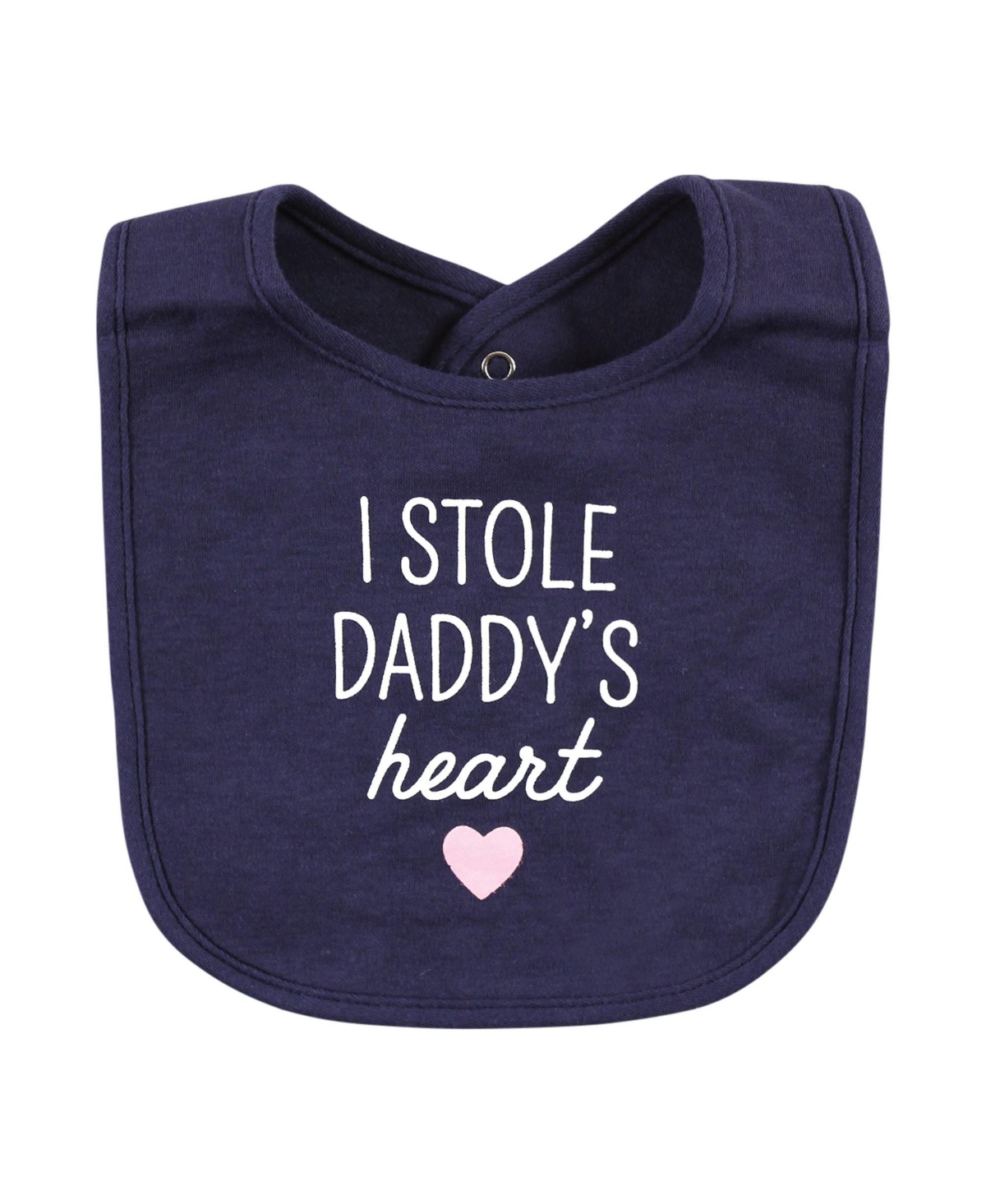 Hudson Baby Infant Girls Cotton Bibs, One Size - Girl bold family