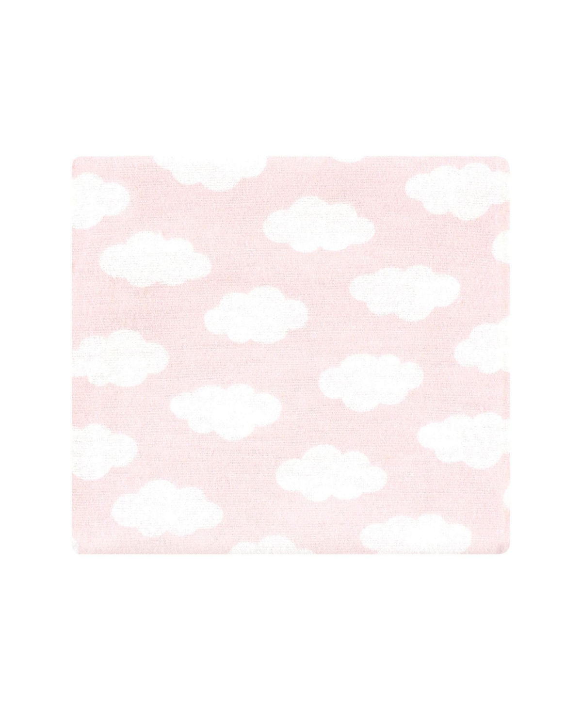 Hudson Baby Infant Girl Cotton Rich Flannel Receiving Blankets, One Size - Unicorns rainbows