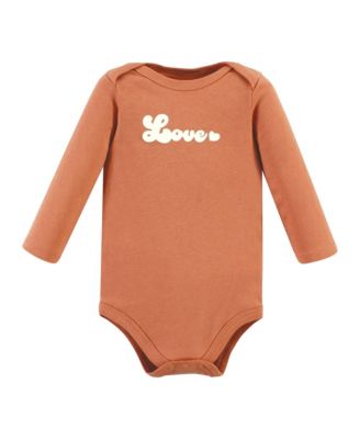 Cotton Long-Sleeve Bodysuits 5-Pack