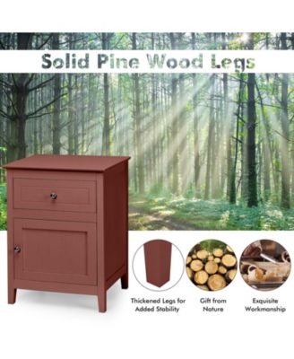 2-Tier Accent Table with Spacious Tabletop