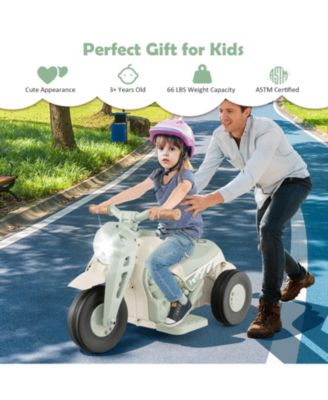 6V Kids Electric Ride on Motorcycle with Bubble Maker and Music