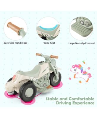 6V Kids Electric Ride on Motorcycle with Bubble Maker and Music