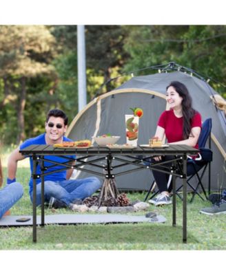 Aluminum Camping Table for 4-6 People with Carry Bag