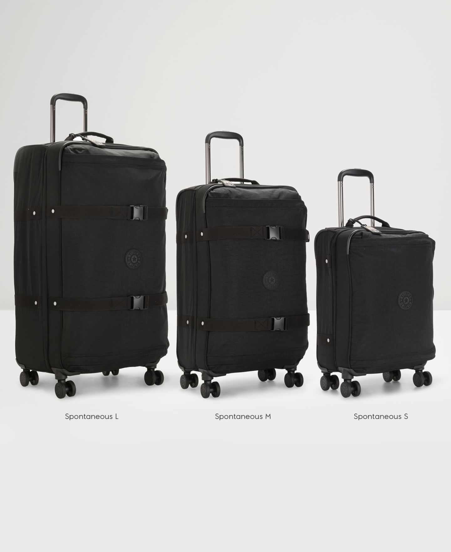 Чемодан Kipling Spontaneous Medium Rolling Luggage, цвет: Чёрный — фото 9