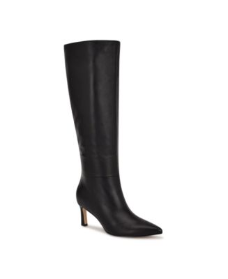 Nine West Women s Lorthey Pointy Toe Stiletto Heel Knee High Boots Macy s