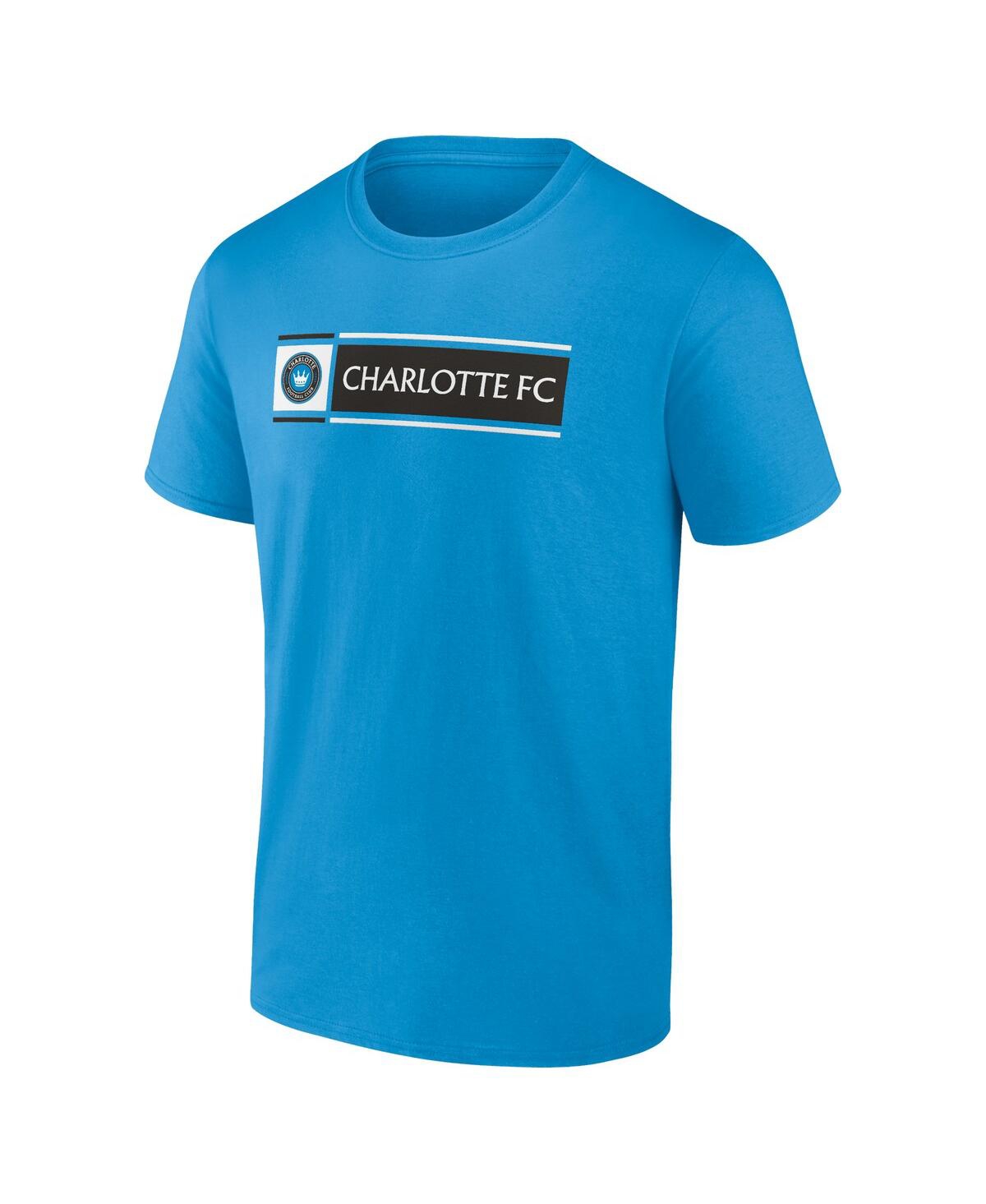 Fanatics Men's Blue Charlotte Fc Block T-shirt In Blue