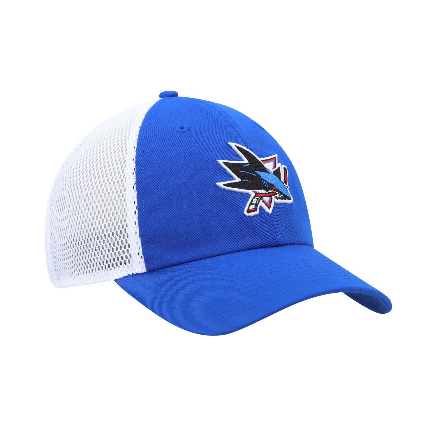 Men's Blue San Jose Sharks Color Pop Trucker Adjustable Hat