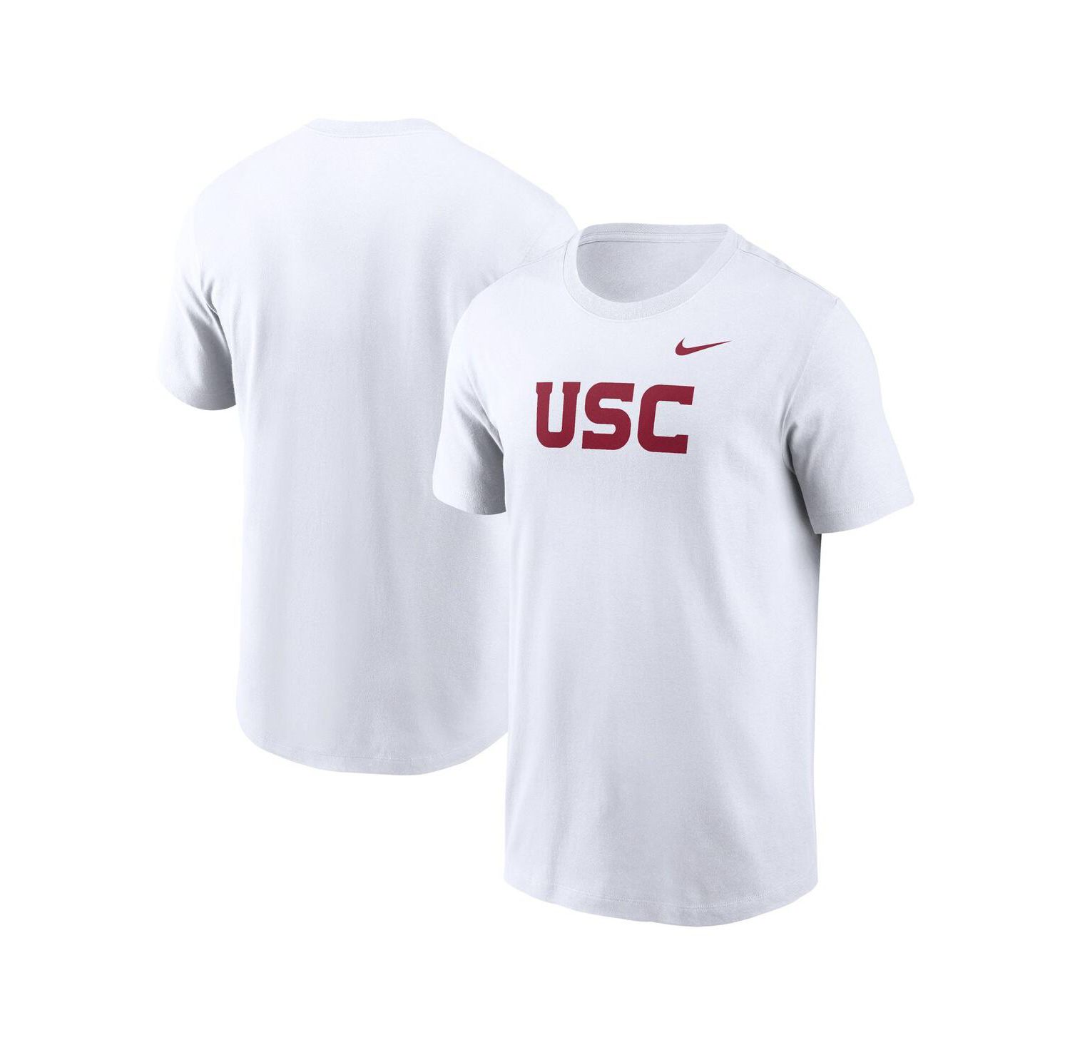 Men's White USC Trojans Primetime Evergreen Wordmark T-Shirt