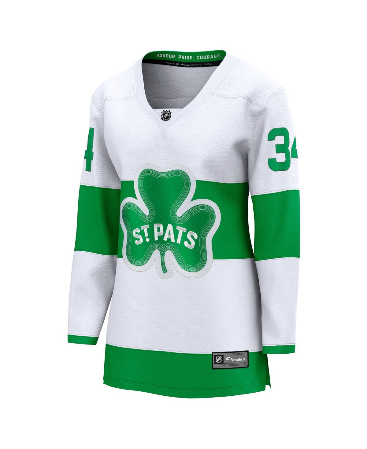 Fanatics Women's Auston MatthewsToronto Maple Leafs St. Patricks Alternate Premier Breakaway Player Jersey - White