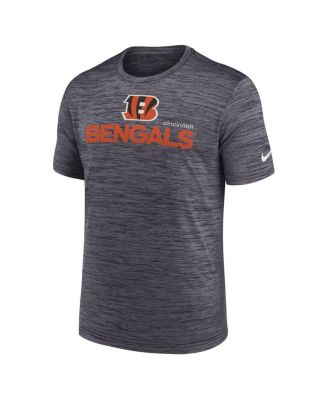 Men's Black Cincinnati Bengals Blitz Velocity Modern Performance T-Shirt