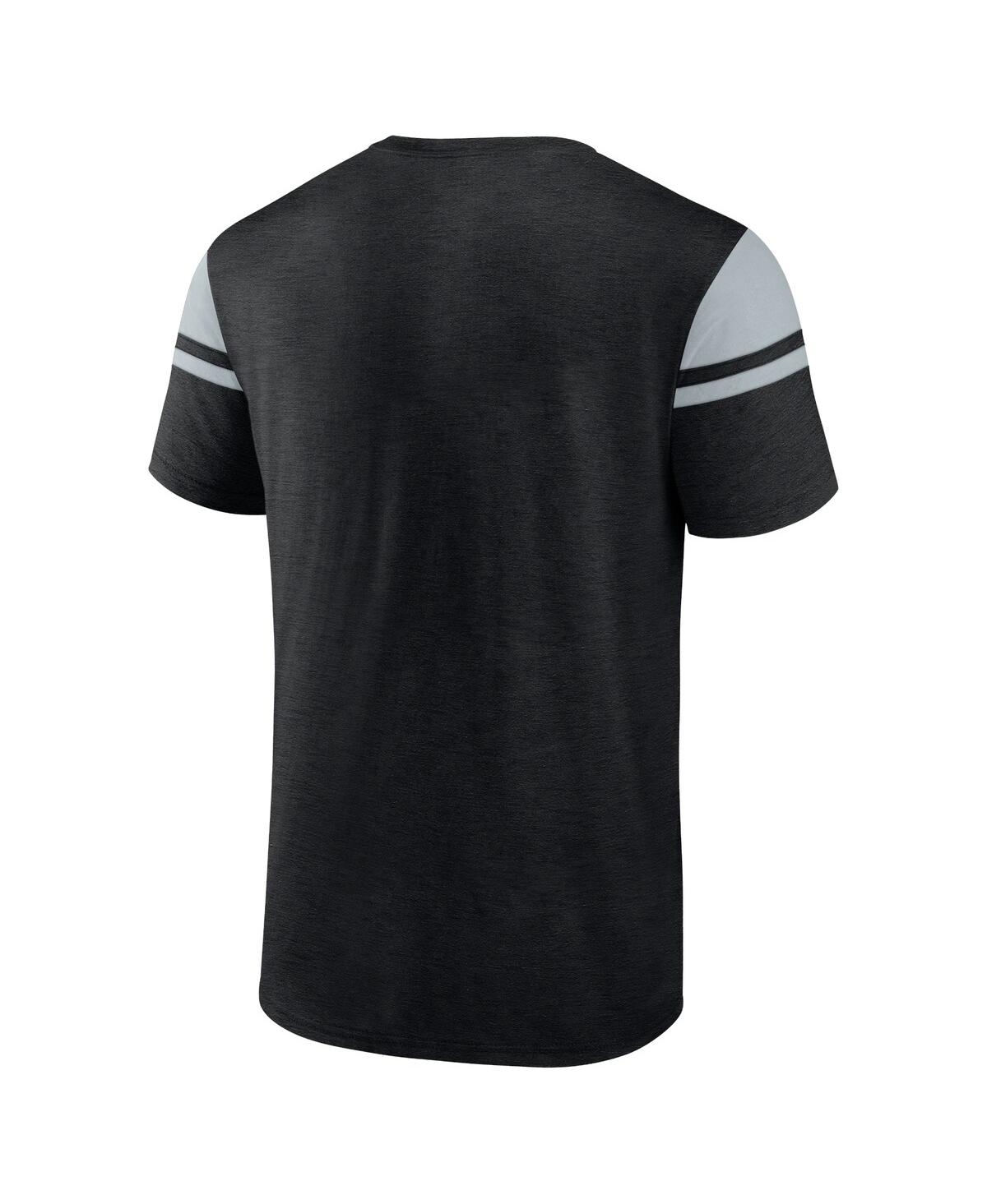 Fanatics Men'sLas Vegas Raiders Old School Play Slub T-Shirt - Black, Gray