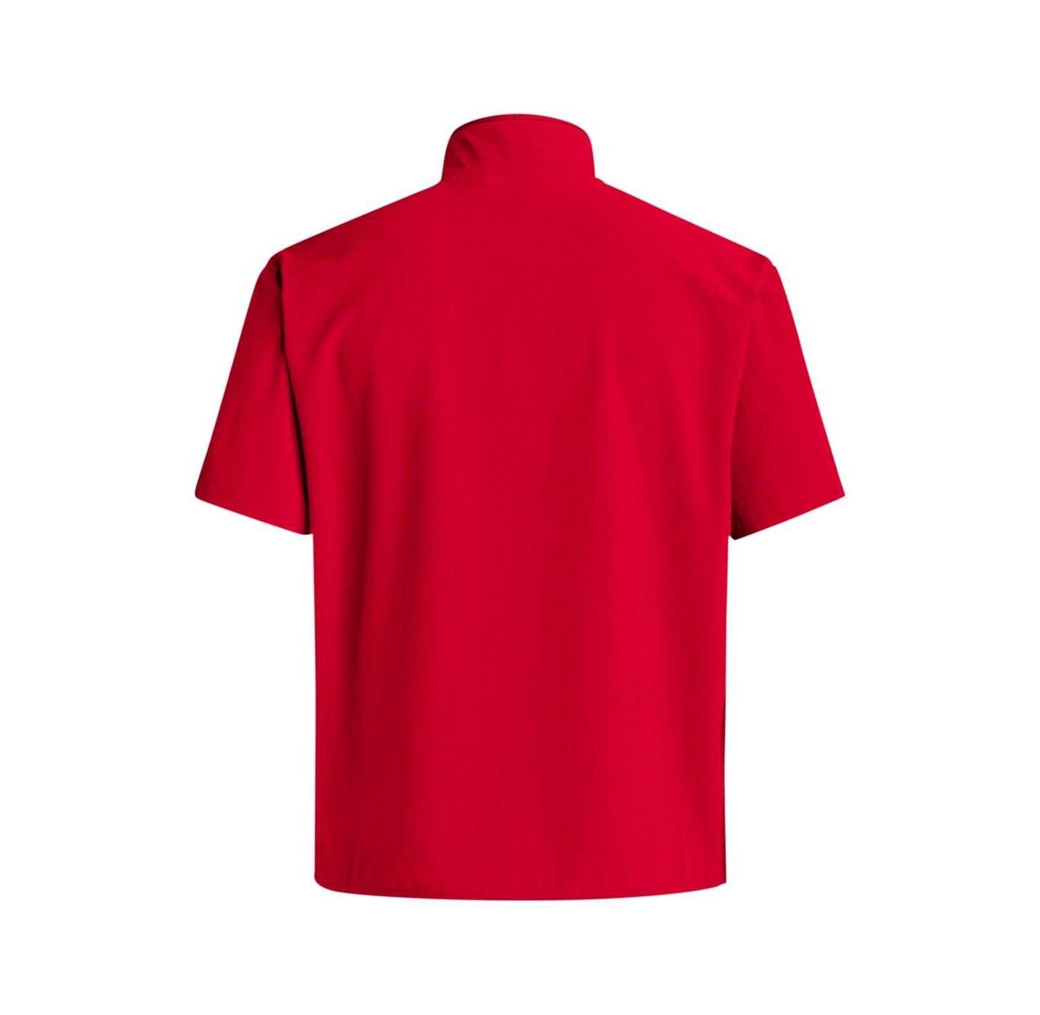 Men's Scarlet Nebraska Huskers Coaches Sideline Half-Zip Short Sleeve Jacket